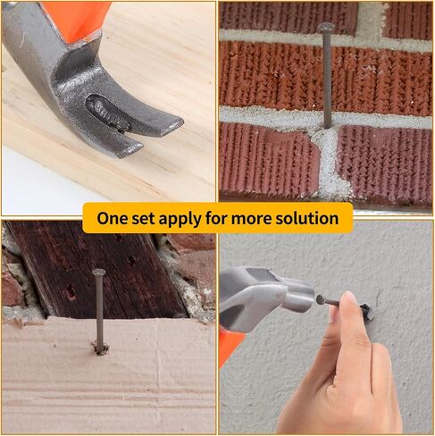 100 قطعة من مسامير الأجهزة بطول 1.57 بوصة من الفولاذ الكربوني طرف نقطة مسمار أسمنتي للجدار in Kuwait