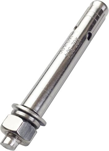 10 Pack M6x60mm Expansion Bolts Anchor Bolt 304 Stainless Steel External Hex Expansion Screw Bolt Sleeve Anchor Fastener Wall Concrete in Kuwait