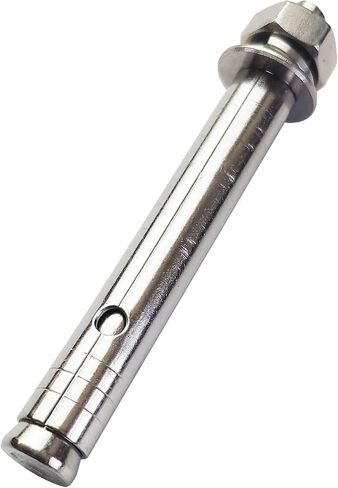 10 Pack M6x60mm Expansion Bolts Anchor Bolt 304 Stainless Steel External Hex Expansion Screw Bolt Sleeve Anchor Fastener Wall Concrete in Kuwait