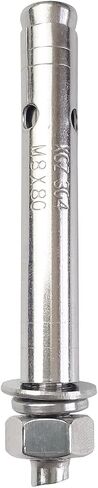 10 Pack M6x60mm Expansion Bolts Anchor Bolt 304 Stainless Steel External Hex Expansion Screw Bolt Sleeve Anchor Fastener Wall Concrete in Kuwait
