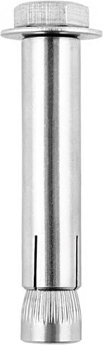QWORK 304 مسامير توسيع سداسية خارجية من الفولاذ المقاوم للصدأ M8x60mm، 20 قطعة مسمار معدني مضاد للتآكل لمثبتات الخرسانة والبناء in Saudi Arabia