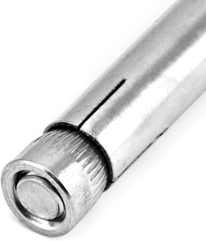 QWORK 304 مسامير توسيع سداسية خارجية من الفولاذ المقاوم للصدأ M8x60mm، 20 قطعة مسمار معدني مضاد للتآكل لمثبتات الخرسانة والبناء in Saudi Arabia