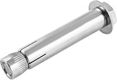 QWORK 304 مسامير توسيع سداسية خارجية من الفولاذ المقاوم للصدأ M8x60mm، 20 قطعة مسمار معدني مضاد للتآكل لمثبتات الخرسانة والبناء in Saudi Arabia