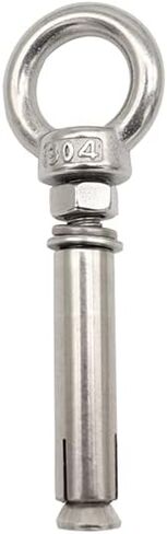 M8x80mm Ring Lifting Expansion Anchor Eyebolt 2 Pack Expansion Bolts Ceiling Hook Heavy Duty Bolts Anchor Fastener 304 Stainless Steel for Concrete Brick Wall in Saudi Arabia