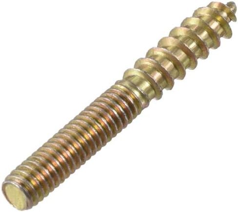 Uxcell M4 مسامير شماعات طول 1-1/8 "(30 مللي متر) مسامير مزدوجة الرأس برغي حافر ذاتيًا 4 مللي متر أرجل قطع أثاث خشبية مشتركة 20 قطعة in Saudi Arabia