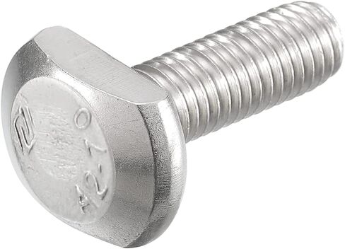 uxcell T-Slot Bolts, 5pcs M6x50mm T Slot Drop-in Stud Sliding Bolts 304 Stainless Steel T Shape Screws for T Track in Kuwait