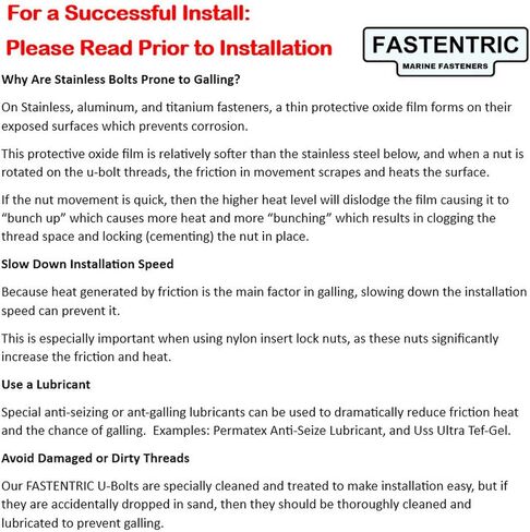 صُنع في الولايات المتحدة الأمريكية (4) 304 مسامير مربعة من الفولاذ المقاوم للصدأ على شكل حرف U بقطر 1/2 بوصة × عرض داخلي 2-1/16 بوصة × ارتفاع داخلي 4-3/4 بوصة مع صواميل وغسالات قفل SS للقوارب ومقطورات المرافق التي تناسب أكثر من ذلك 2" معدن in Kuwait