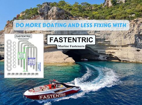 صُنع في الولايات المتحدة الأمريكية (4) مربع جالف مغمس ساخن بقطر 1/2 بوصة. مسامير على شكل حرف U × 2-1/16 بوصة عرض داخلي × 6-5/16 بوصة ارتفاع داخلي وغسالات عالية الدقة وغسالات قفل وصواميل للقوارب ومقطورات المرافق يناسب المعدن بعرض يزيد عن 2 بوصة in Kuwait