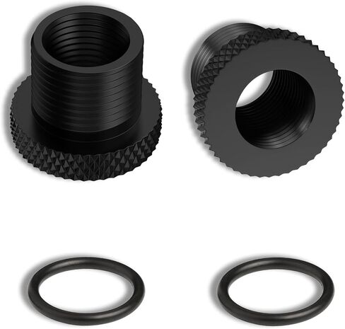 2 Pack Thread Protector 1/2x28 Thread to 5/8x24 with Rubber Washer Convert (2 Pack) in Saudi Arabia