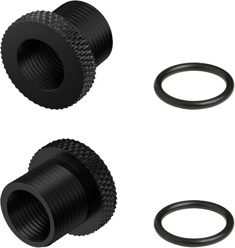 2 Pack Thread Protector 1/2x28 Thread to 5/8x24 with Rubber Washer Convert (2 Pack) in Saudi Arabia