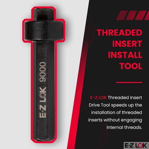 E-Z LOK-9000 أداة إدخال الخيط لأداة التثبيت الملولبة للمحرك السداسي، 1/4-20 خيط داخلي in Saudi Arabia