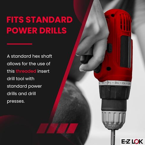 E-Z LOK-9000 أداة إدخال الخيط لأداة التثبيت الملولبة للمحرك السداسي، 1/4-20 خيط داخلي in Saudi Arabia