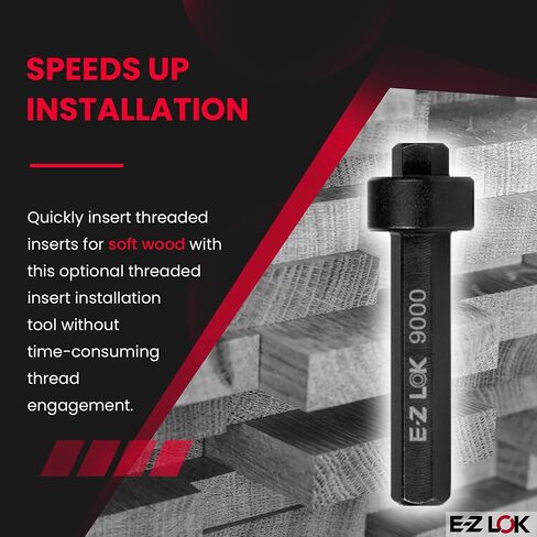 E-Z LOK-9000 أداة إدخال الخيط لأداة التثبيت الملولبة للمحرك السداسي، 1/4-20 خيط داخلي in Saudi Arabia