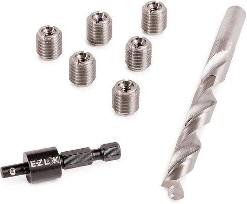 E-Z LOK 400-008-CR Thread Installation Kit for Hard Wood Stainless Steel Threaded Inserts 8-32 (10), Drill, Installation Tool in Saudi Arabia
