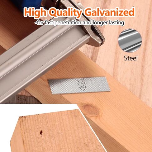 23 مسمارًا من الصلب من جافلانيزد عدد 6000، 6 مقاسات (1-3/16 بوصة، 1 بوصة، 4/5 بوصة، 3/4 بوصة، 3/5 بوصة، 2/5 بوصة) مسامير دبوس بدون رأس لـ 23GA هوائية أو كهربائية مسدس المسامير أو مسدس المسامير، حزمة المشروع in Kuwait