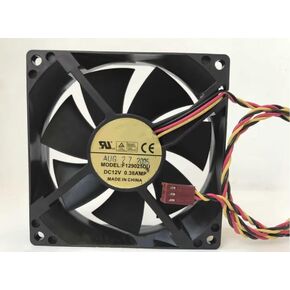 F129025DU DC 12V 0.38A 90x90x25mm 3-Wire Cooling Fan in Kuwait