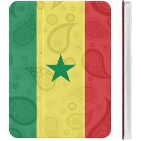 علبة علم Senegal Paisley مع حامل القلم Trifold Trifold Stand متوافق مع iPad Mini 4/5/6 Mini4/5 （7.9in） in Kuwait