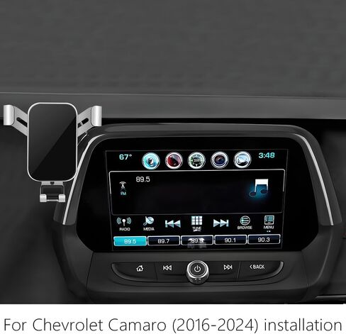 حامل هاتف السيارة لـ Chevrolet Chevy Camaro 2016 2017 2018 2019 2020 2021 2022 2023 2024 Auto Accessories أفضل الهواتف المحمولة جبل الهاتف المحمول مهب الشحن الشحن in Kuwait
