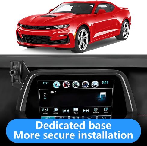 حامل هاتف السيارة لـ Chevrolet Chevy Camaro 2016 2017 2018 2019 2020 2021 2022 2023 2024 Auto Accessories أفضل الهواتف المحمولة جبل الهاتف المحمول مهب الشحن الشحن in Kuwait