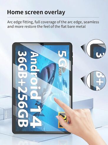 Screen Protector for BEYODFU L30 Tablet 2025 Android 14 Tablet 10.4 inch, Anti-Scratch 9H Hardness Touch Sensitive 2.5D Rounded Edges Bubble Free Easy to Install,2 Pack. in Saudi Arabia