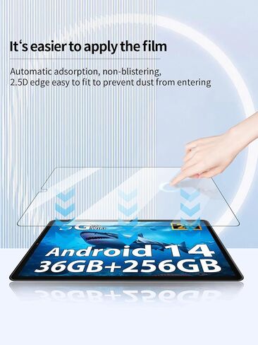 Screen Protector for BEYODFU L30 Tablet 2025 Android 14 Tablet 10.4 inch, Anti-Scratch 9H Hardness Touch Sensitive 2.5D Rounded Edges Bubble Free Easy to Install,2 Pack. in Saudi Arabia