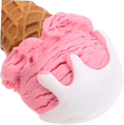 2pcs نموذج الآيس كريم واقعي الدعامة مخروطات الآيس كريم لمسبق نافذة عرض الحفلة الدعائم التصوير الفوتوغرافي in Saudi Arabia