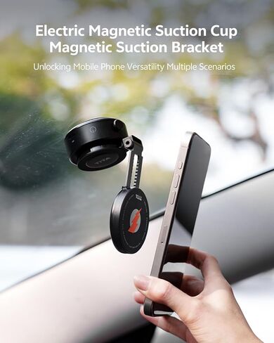 حامل هاتف سيارة ميني للسيارة لـ Tesla Model 3 / Model Y / Model 3 Highland ، Hound Strong Magnetic Phone ، حامل الهاتف الحصري للوحة الدائرية للسيارة in Saudi Arabia