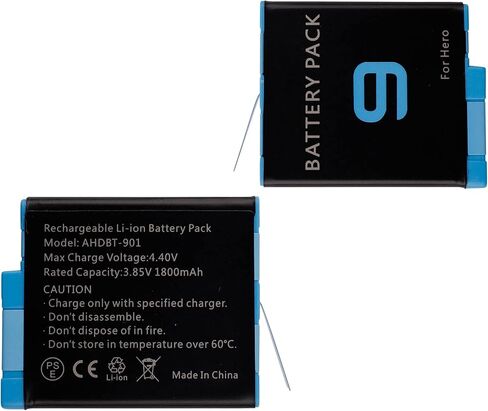 بديل البطارية AHDBT-901 متوافق مع GoPro Hero 9 Black GoPro Hero 10 Black in Kuwait