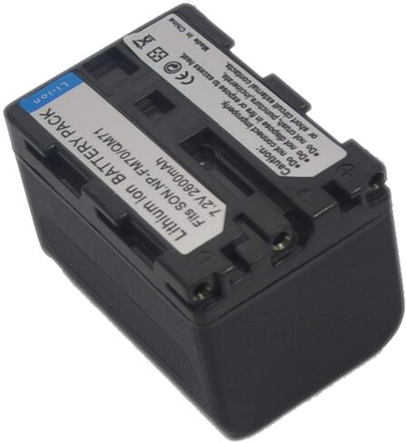 بطارية NP-QM70 متوافقة لـ NP-QM50 QM51 QM51D QM70 QM70D QM71 QM71D QM90 QM90D QM91 QM91D (1x بطارية+شاحن AC/DC Single) in Saudi Arabia