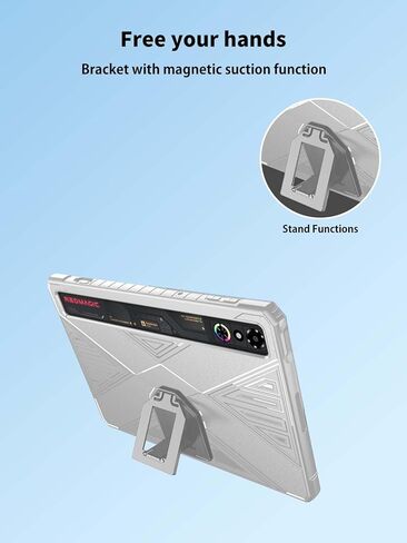 قضية Redmagic Astra Gaming Tablet 9.06inch ، حالة الحماية اللوحي Noukaju ، مقاومة للانخفاض ، ومكافحة الخسارة ، وغطاء وقائي للقرص Redmagic 3 Pro (أبيض) in Kuwait