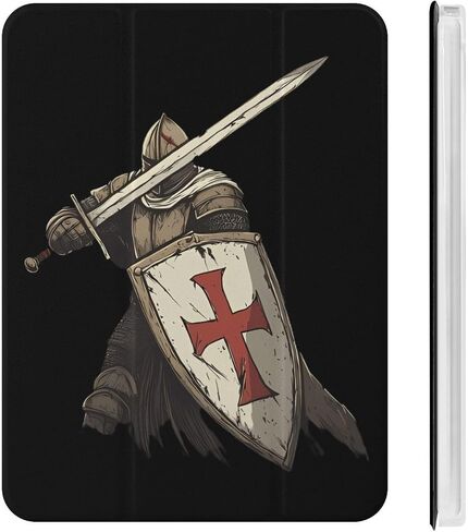 Knights Templar Case with Pen Pend Slim Lightweight Trifold Stand متوافق مع iPad Mini 4/5/6 Mini6 （8.3in） in Saudi Arabia