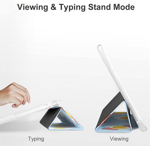 البيض المقلي وعلبة لحم الخنزير المقدد مع حامل القلم رفيع الوزن ثلاثي الأوزان متوافق مع iPad Mini 4/5/6 Mini4/5 （7.9in） in Saudi Arabia