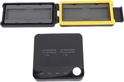 Bewinner M.2 SSD DUPLICATOR ، 20 جيجابت في الثانية Dual Bay NVME إلى USB C العلبة ، M.2 NVME SATA SSD Cloner DOCK ، DRAY CLONER DUAL BAY و DOCK INFORMEN in Kuwait