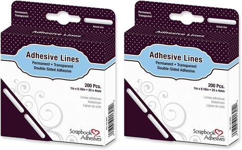 Scrapbook Adhesives by 3L 01305 Adhesive Lines - 1" Adhsive Lines in Saudi Arabia