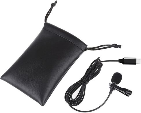 Homoyoyo Mini Condenser Microphone Clip for Recording Gaming Vlog Type-c Smartphone Mic Noise Reduction in Saudi Arabia