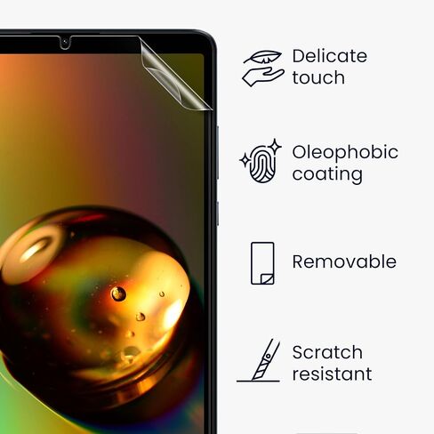 kwmobile Screen Protector Compatible with Xiaomi Redmi Pad SE 8.7" Screen Protector - 2X Anti-Fingerprint Film Shield for Tablet in Saudi Arabia