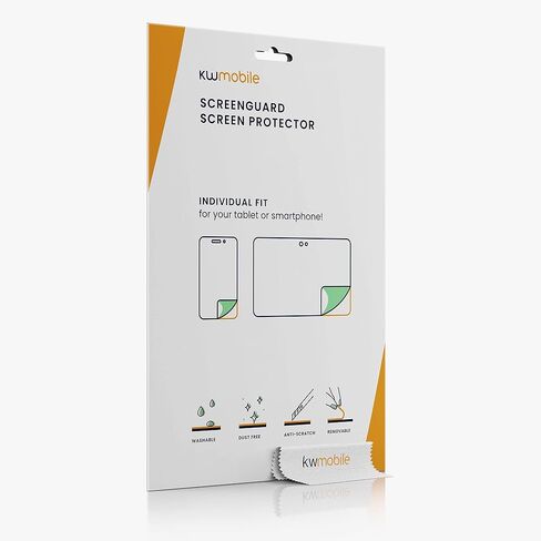 kwmobile Screen Protector Compatible with Xiaomi Redmi Pad SE 8.7" Screen Protector - 2X Anti-Fingerprint Film Shield for Tablet in Saudi Arabia