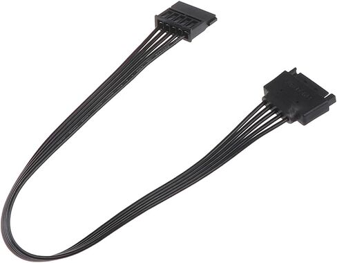 sata 15pin ذكر إلى أنثى تمديد كابل تمديد HDD SSD كابل تزويد الطاقة SATA كابل proc للكمبيوتر الشخصي 30 سم in Saudi Arabia