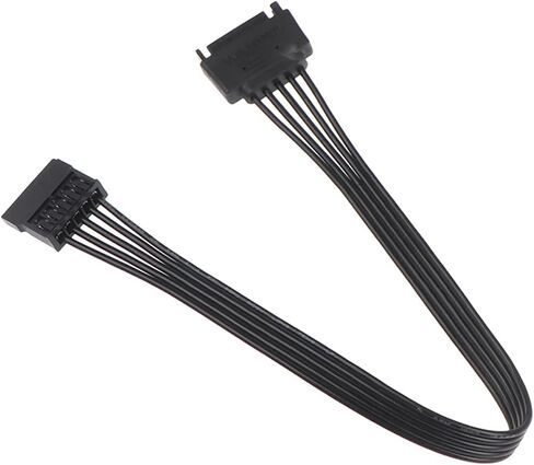 sata 15pin ذكر إلى أنثى تمديد كابل تمديد HDD SSD كابل تزويد الطاقة SATA كابل proc للكمبيوتر الشخصي 30 سم in Saudi Arabia
