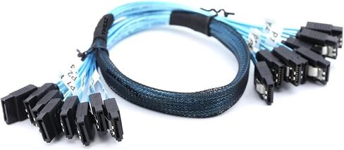 8 PCS SATA 3.0 إلى SATA 3.0 CABL S/AS 7PIN 6GBPS CORD للقرص الثابت SSD مضيف محرك الأقراص الضوئي (1M) in Saudi Arabia
