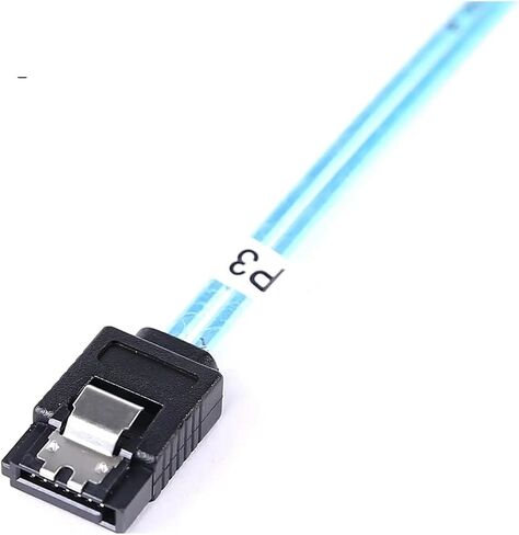 8 PCS SATA 3.0 إلى SATA 3.0 CABL S/AS 7PIN 6GBPS CORD للقرص الثابت SSD مضيف محرك الأقراص الضوئي (1M) in Saudi Arabia