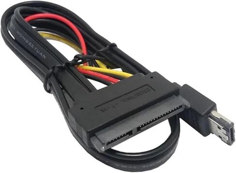 2.5 '' Disk Drive Sata 22pin to Esata Data USB/4Pin محول سلك يعمل بالطاقة المحسّنة لدعم SSD UASP SATA IIIEC-SSHD (مدعوم 4PIN) in Kuwait