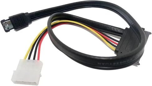 2.5 '' Disk Drive Sata 22pin to Esata Data USB/4Pin محول سلك يعمل بالطاقة المحسّنة لدعم SSD UASP SATA IIIEC-SSHD (مدعوم 4PIN) in Kuwait