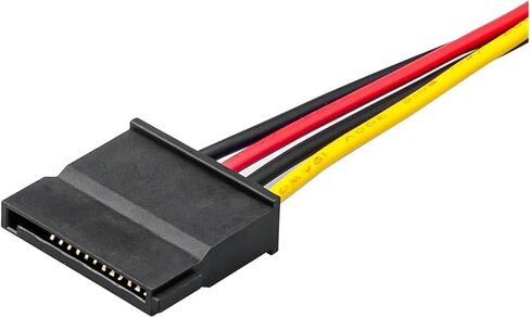 4 Pin to SATA Female Hard Drive Power Adapter Cable Compatible with Video Recorder in Saudi Arabia