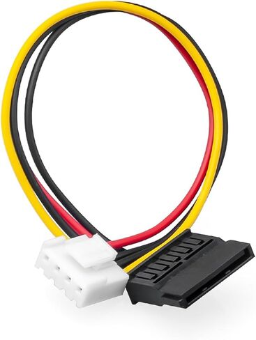 4 Pin to SATA Female Hard Drive Power Adapter Cable Compatible with Video Recorder in Saudi Arabia