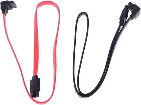 SSD HDD SATA 3.0 III كابل بيانات إلى SSD HDD DISK Drive Cord SATA3 مستقيم الأيمن 6 جيجابايت/ثانية للوحة الأم (الأحمر) in Saudi Arabia
