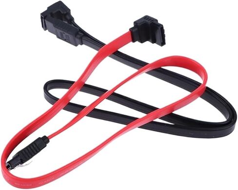 SSD HDD SATA 3.0 III كابل بيانات إلى SSD HDD DISK Drive Cord SATA3 مستقيم الأيمن 6 جيجابايت/ثانية للوحة الأم (الأحمر) in Saudi Arabia