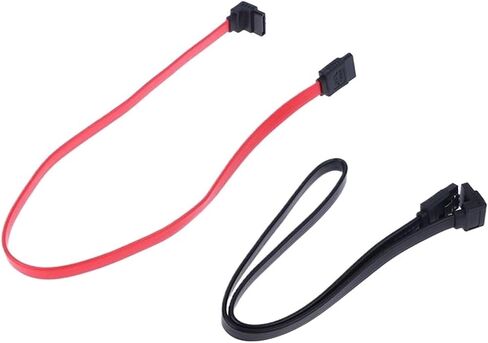 SSD HDD SATA 3.0 III كابل بيانات إلى SSD HDD DISK Drive Cord SATA3 مستقيم الأيمن 6 جيجابايت/ثانية للوحة الأم (الأحمر) in Saudi Arabia