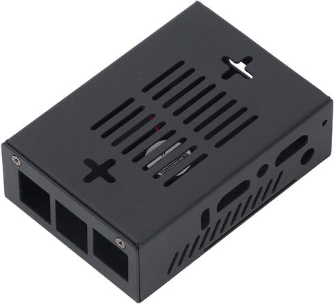 Orange Pi 5 Case ، حاوية سبيكة الزنك المعدنية مع مروحة 30 × 30 × 8 مم للتبريد والحماية in Saudi Arabia