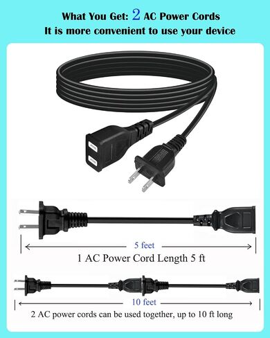 2pc ac في كابل شحن سلك الطاقة من أجل ايفرستارت maxx 1200a j5cpde 750a jus750ce 750 1200 A starter stanley stanley fatmax j7c09d j5c09 j309 powerit pp1dcs pprh7ds schumacher sj1289 sj1330 xp2260 in Kuwait